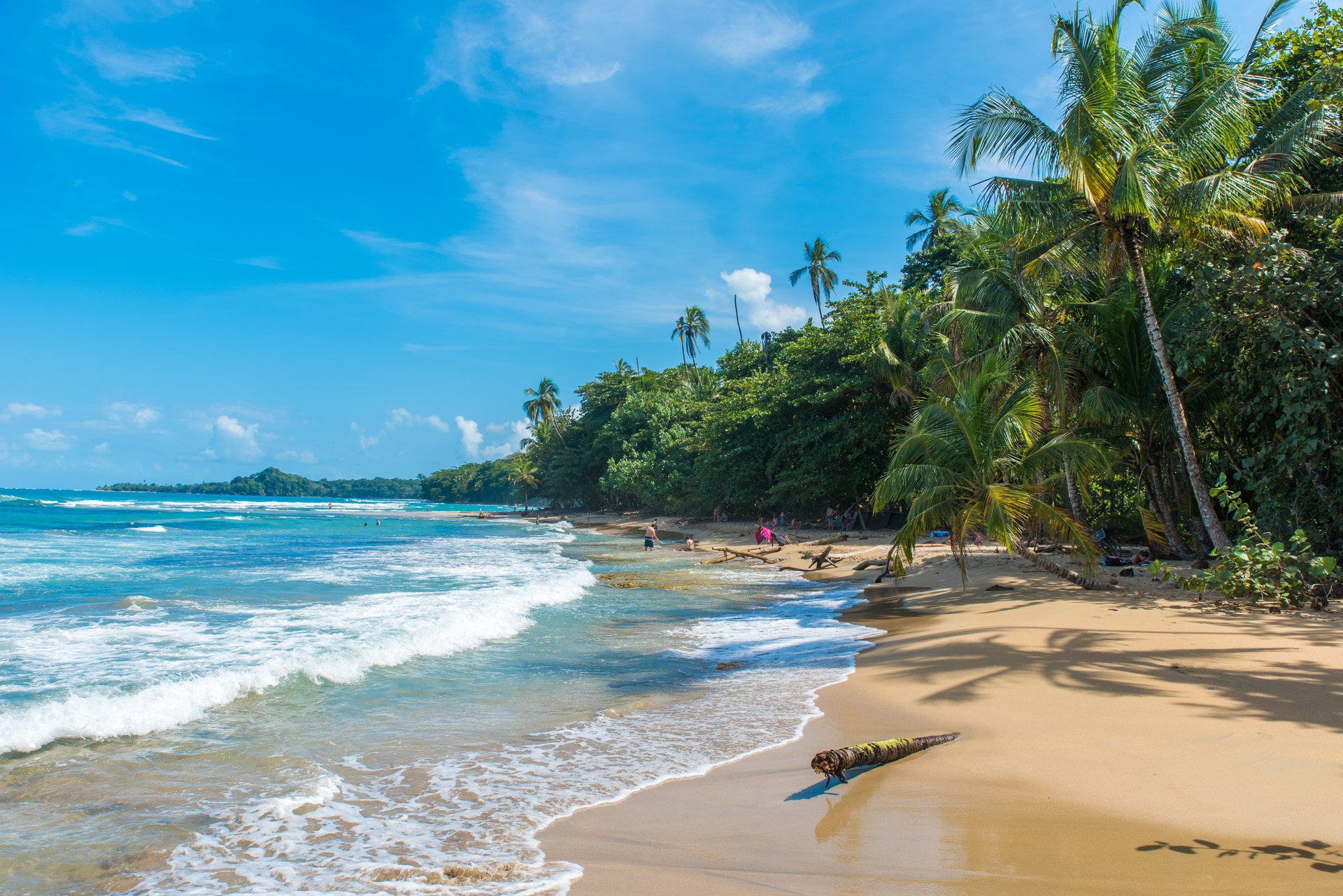 Remote jungle beach Costa Rica Corcovado